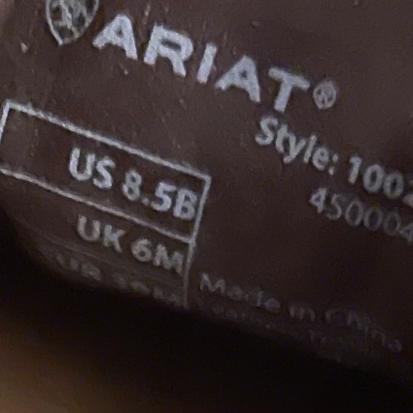Ariat Footwear with Coral Soles - Picture 5 of 5